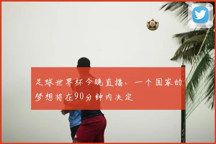 足球世界杯今晚直播,一个国家的梦想将在90分钟内决定